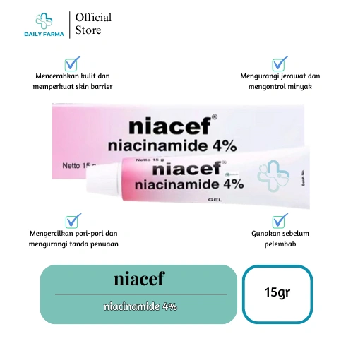 Niacef4% Gel Tube 15 gram