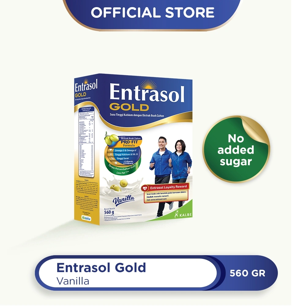 ENTRASOL GOLD VANILLA 560 G