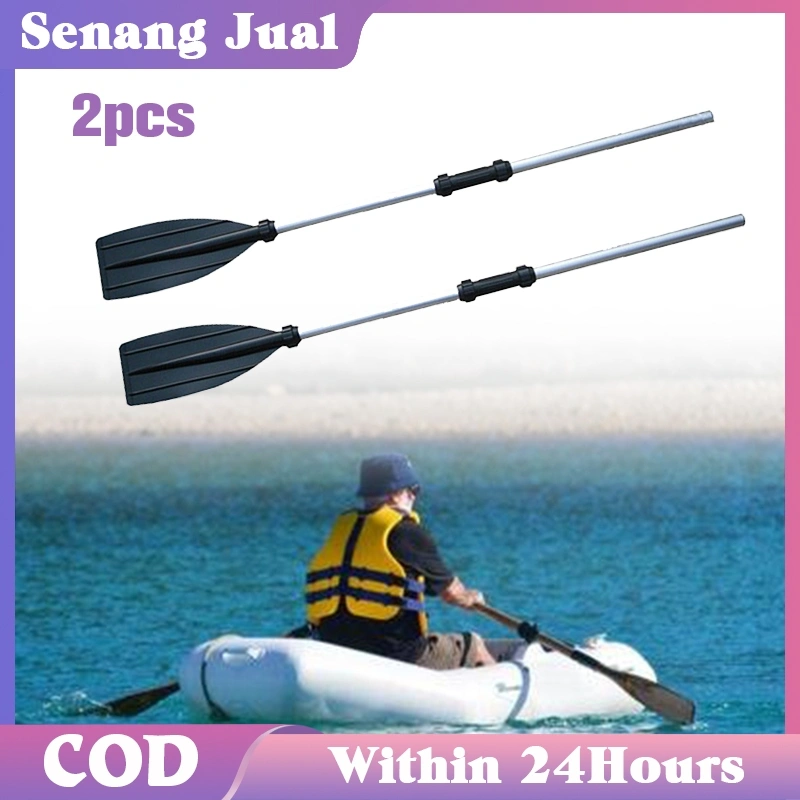 Aksesoris Perahu Outdoor / 2pc Dayung Aluminium Kayak Paddle / Tahan Lama Ringan