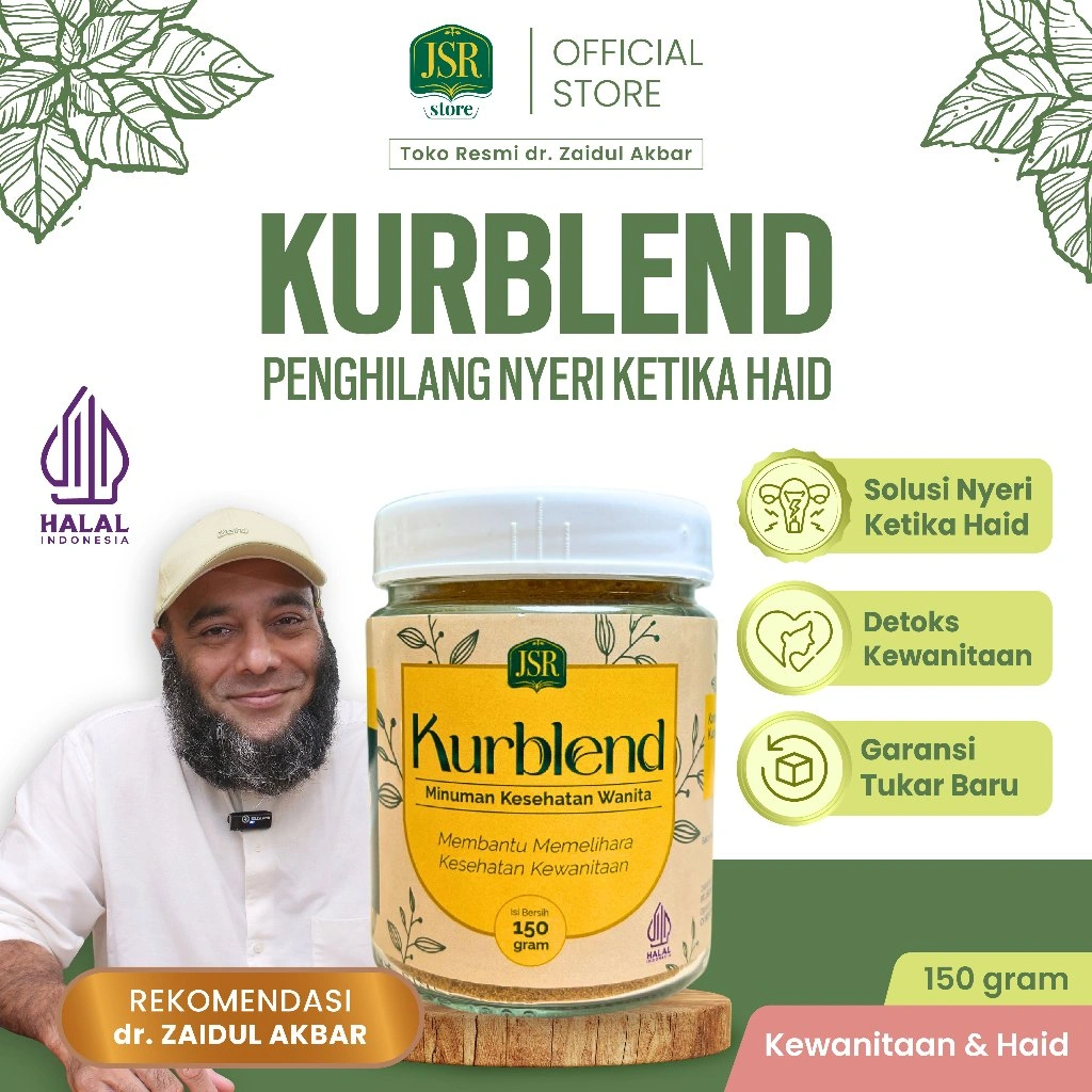 KURBLEND JSR dr Zaidul Akbar Detoks Lemak Imunitas Tubuh - 150gram
