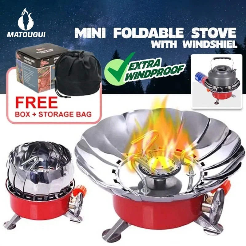 MATOUGUUI kompor portable/kompor/kompor portable camping/kompor portable 1 set lengkap