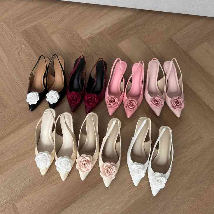 Pixfootwear Anais Heel - Sepatu Hak Bunga Wanita