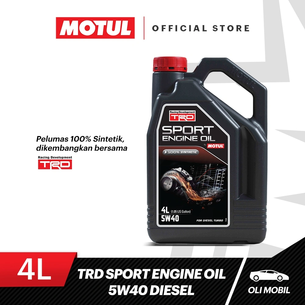 Oli Mobil Motul TRD SPORT 5W40 DIESEL 4L