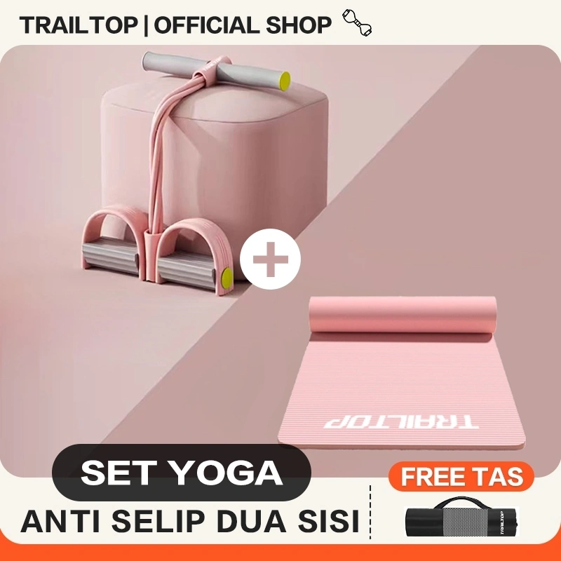 TrailTop Matras Olahraga Dan Tummy Trimer Fitnes Set Alat Olahraga Pengecil Perut Alat Olahraga Di Rumah