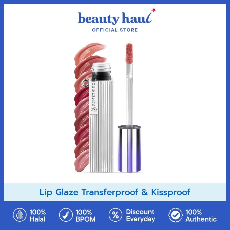 SOMETHINC Forever Stay Comfort Lip Glaze - Lip Gloss Somethinc Tahan Lama, Ringan, Tidak Lengket, Efek Glossy & Melembapkan Bibir