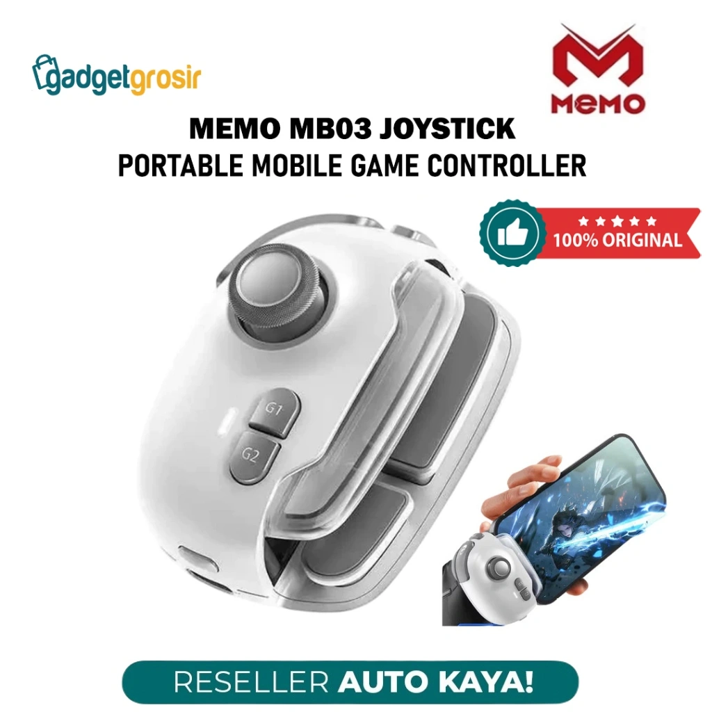 Memo MB03 Joystick Mobile Game Controller Portable Magic Record Macro Controller Firing Button Bluetooth For HP Universal