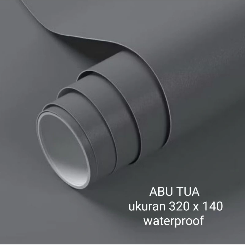 Background Foto Vidio/Alas Foto Waterproof Abu abu Ukuran 320 x 140