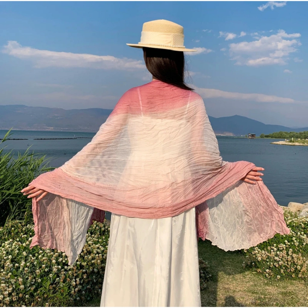 Pashmina 2025 Terbaru Pashmina Hijab Daily Bergradasi// Pashmina Ombre Premium~Lilisascarfthijab~