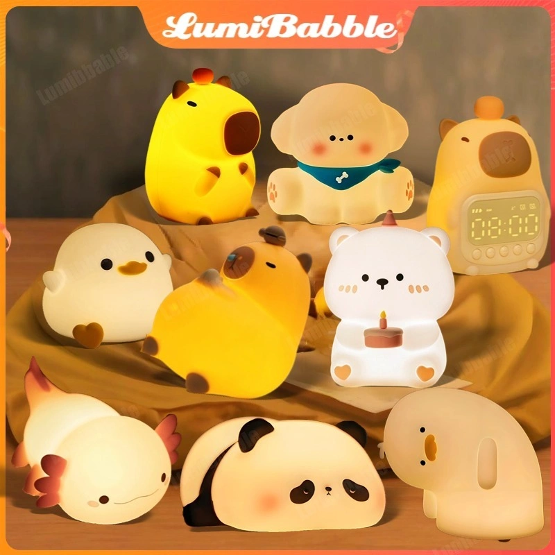 Lampu Tidur Lucu / Lampu Tidur Anak / Lampu Kamar Tidur / Lampu Capybara / Lampu Tidur Bebek / Lampu Panda