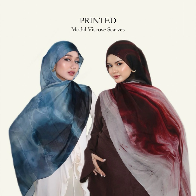 Printed Viscose Modal Pashmina - DANCIA