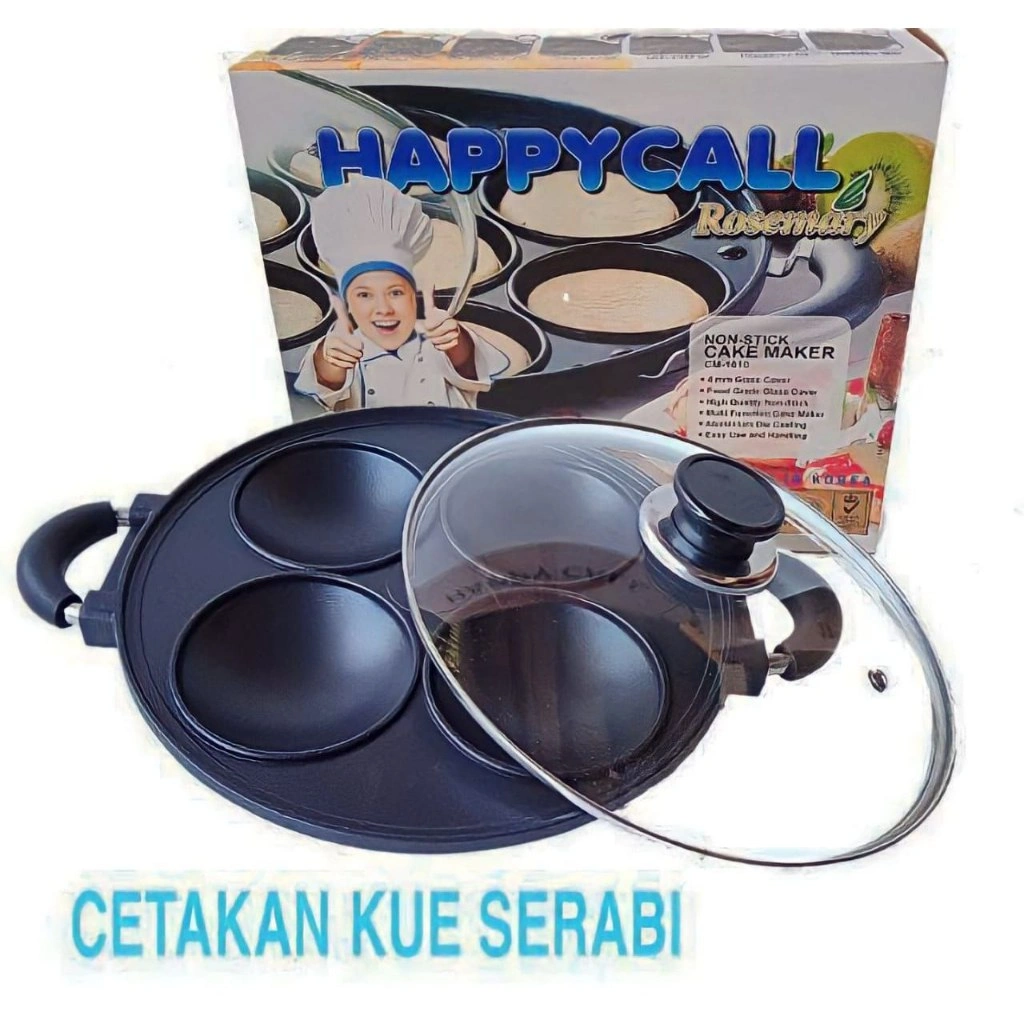 CETAKAN KUE SERABI 4 LUBANG