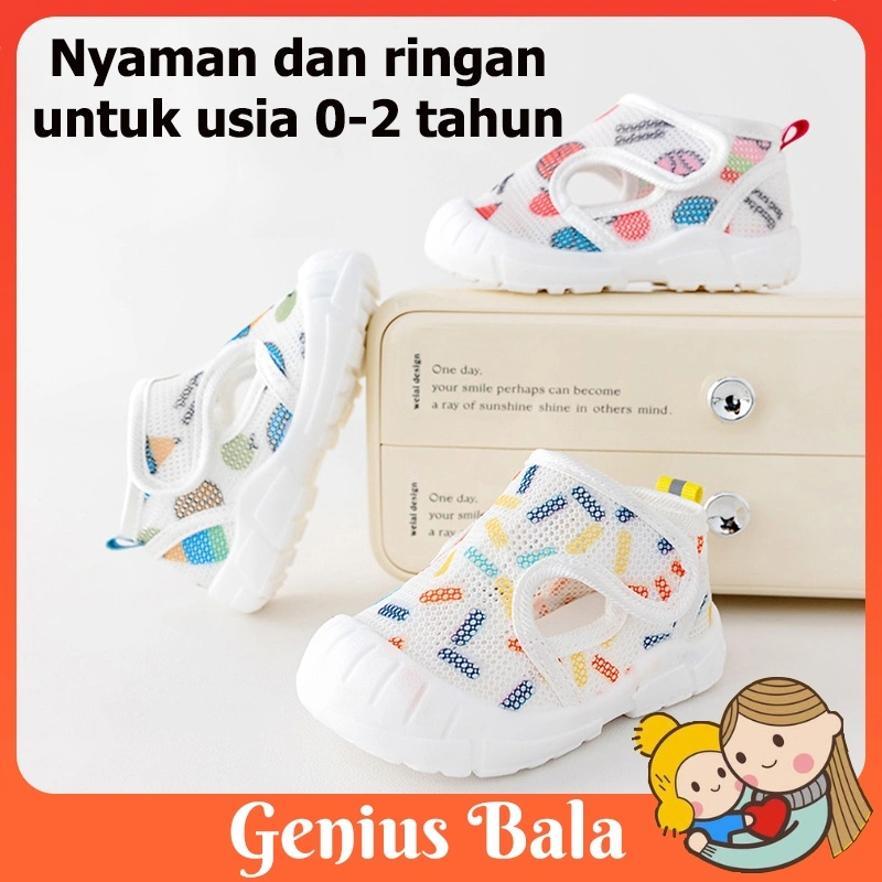 Sepatu berjalan bayi Sepatu Kasual Jaring Anak Slip On Sneaker Shoes Toddler dengan sepatu lembut anti slip anak laki-laki dan gadis sandal bernapas jaring anak musim panas