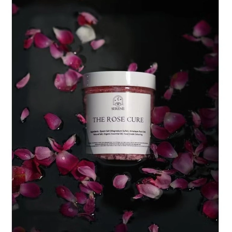 Serene Bath Salt - The Rose Cure - Aroma Rose - Bath and Foot Soak 500gr