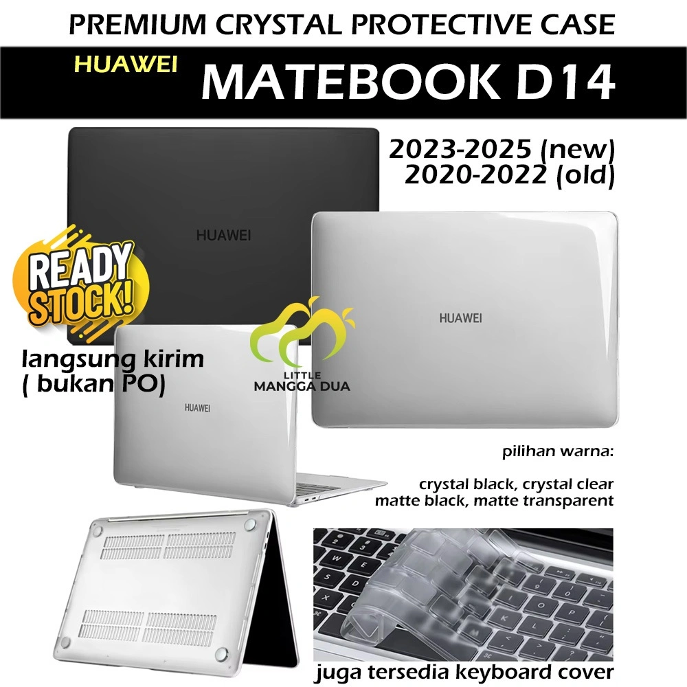 Huawei Matebook D14 Case Protective Cover Crystal Laptop Mate Book 14 Inch 2025 2024 2023 2022 2021 2020