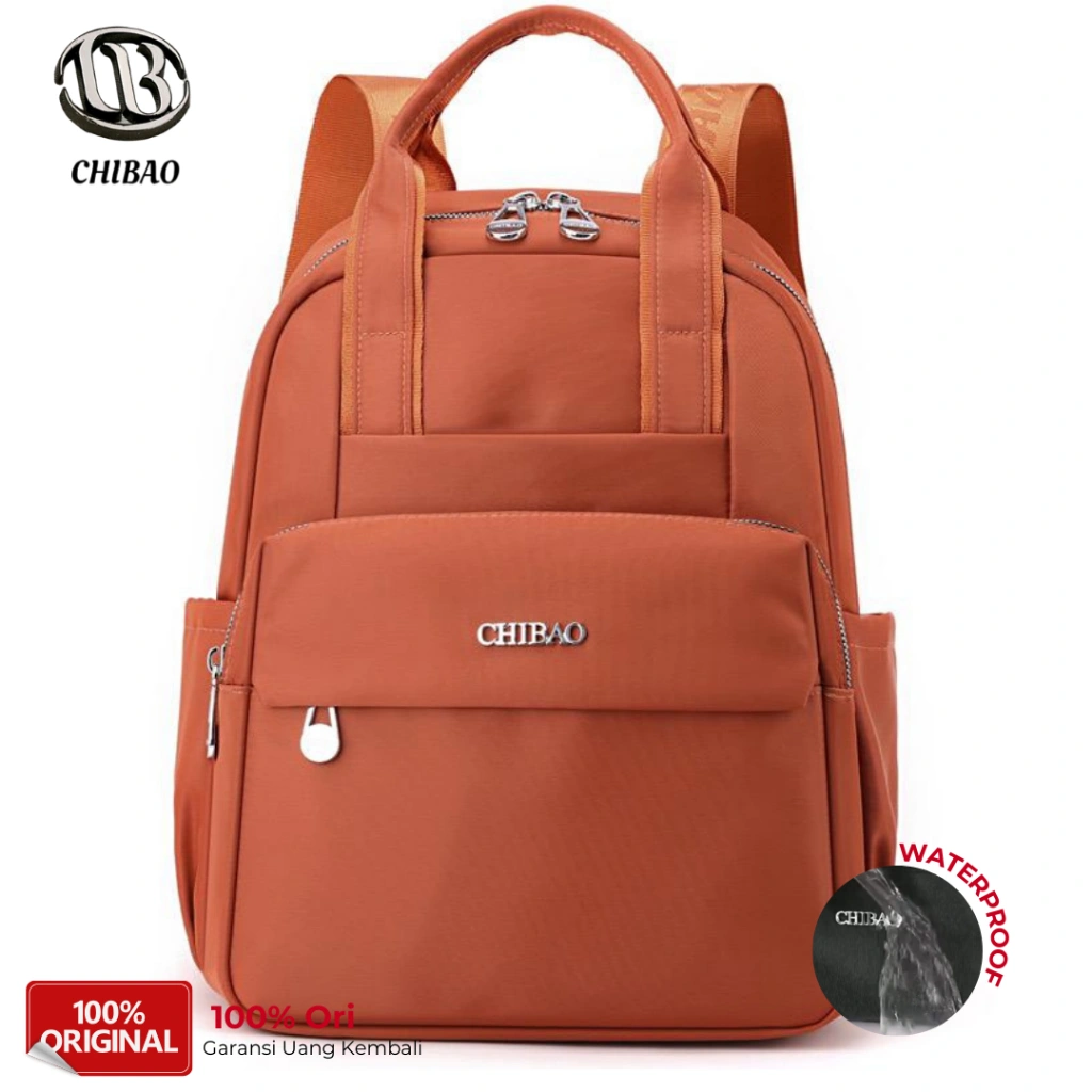 CHIBAO - Tas Ransel Terlaris 16020 Backpack Kerja Wanita Parasut