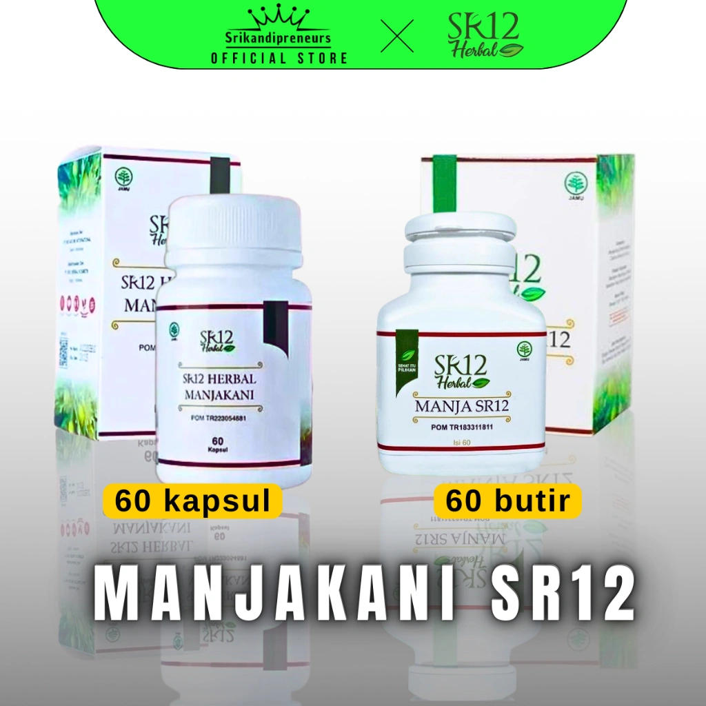 Manjakani SR12 Herbal Perawatan Kewanitaan Promil Keputihan Pelancar Haid BPOM