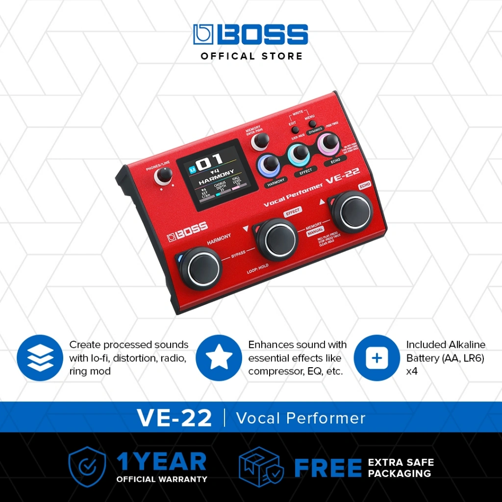 BOSS VE-22 Vocal Performer Effects