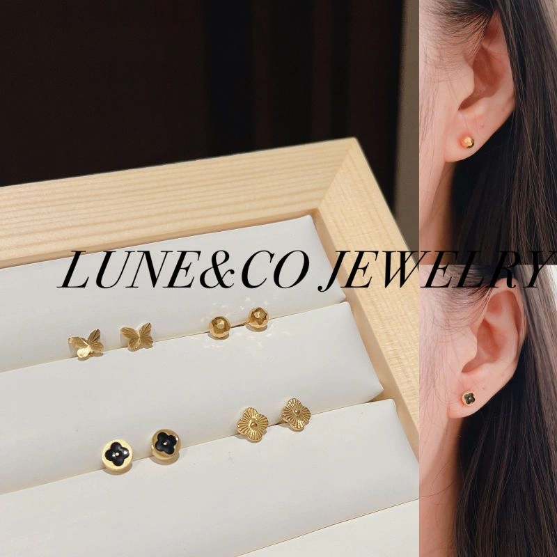 AS103 Anting Tusuk Minimalis Titanium Tidak Gatal