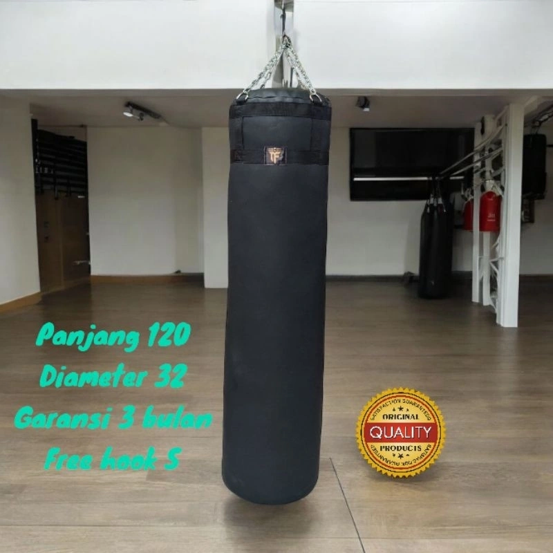 samsak / samsak tinju / samsak muaythai panjang 120x32 diameter lingkaran