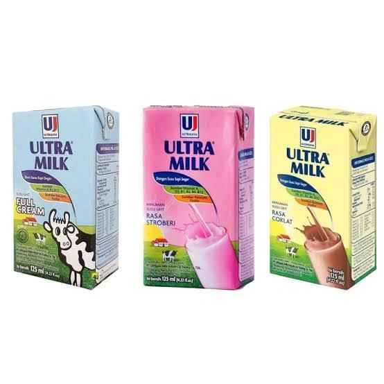 ULTRA MILK Susu UHT 125ml 1 Karton Isi 40pcs (Rasa Boleh Mix) FREE BUBBLE WRAP