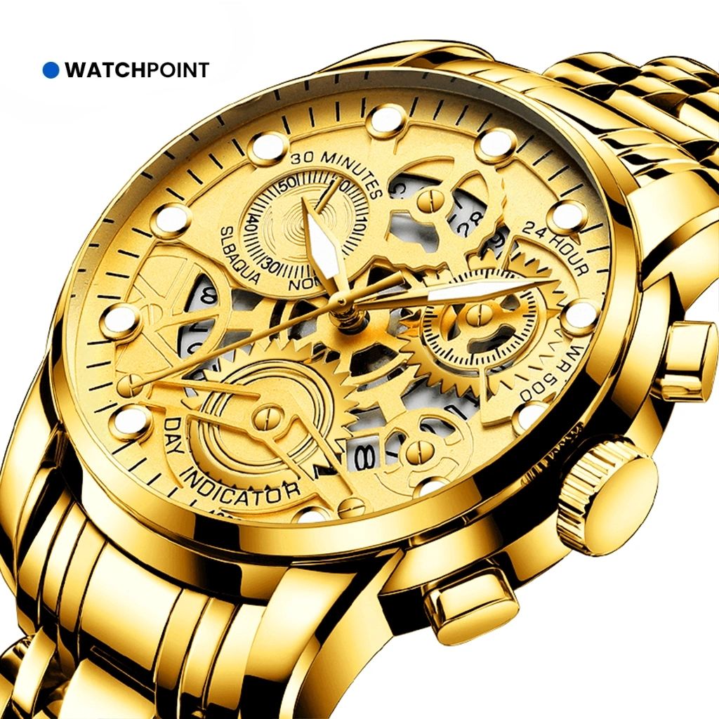 WATCHPOINT FN-019 | Jam Tangan Pria Anti Air ORIGINAL FNGEEN VAVAVOOM 4088 Luxury Casual Quartz Anti Air
