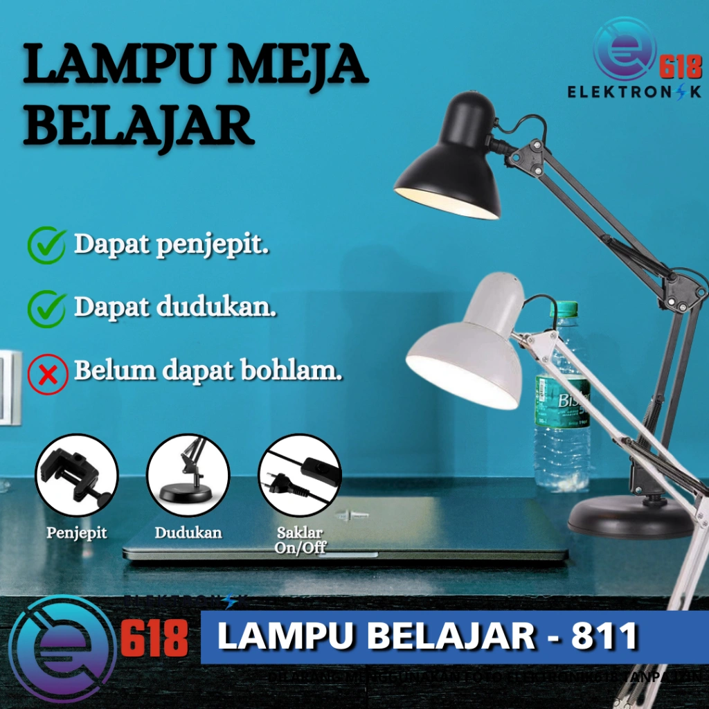 LAMPU MEJA BELAJAR ARSITEK / LAMPU BACA MT-811
