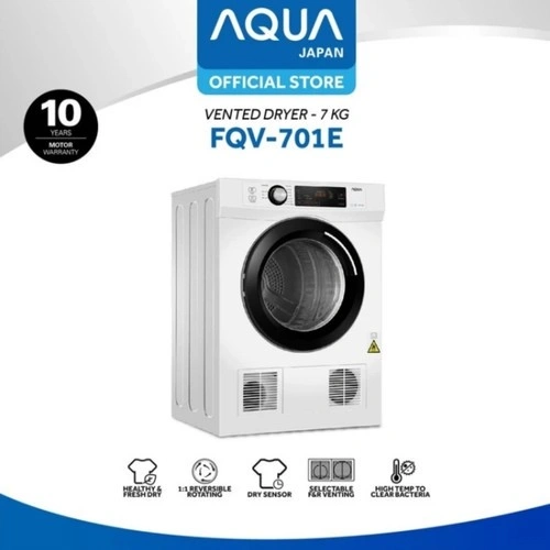 AQUA FQV-701E MESIN DRYER MESIN PENGERING 7 KG FQV701E