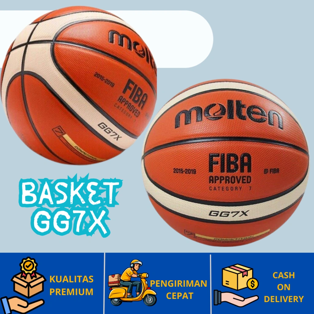 BOLA BASKET MOLTEN GG7X PERBASI MADE IN THAILAND GRADE ORGINAL