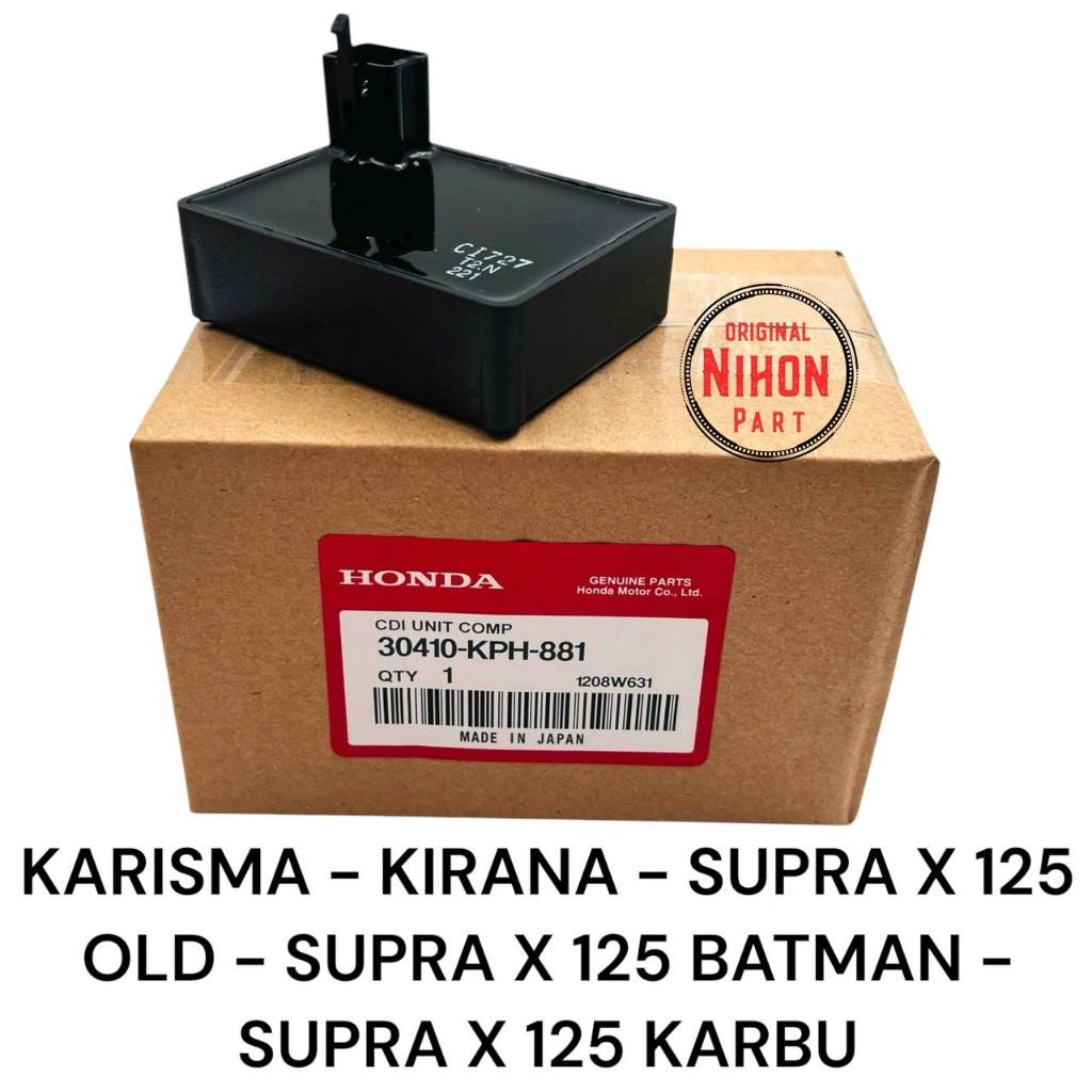Garansi Original CDI Karisma / Supra X 125 Batman / Supra X 125 OLD / Supra X 125 Karbu KPH NP631