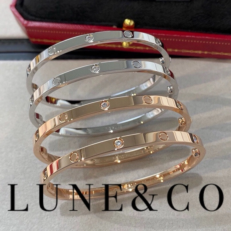 Gelang Bangle Nagita SLIM (Tipis) Embos 750 DM 5,5 Dan DM 5,9cm Titanium Premium GBS22