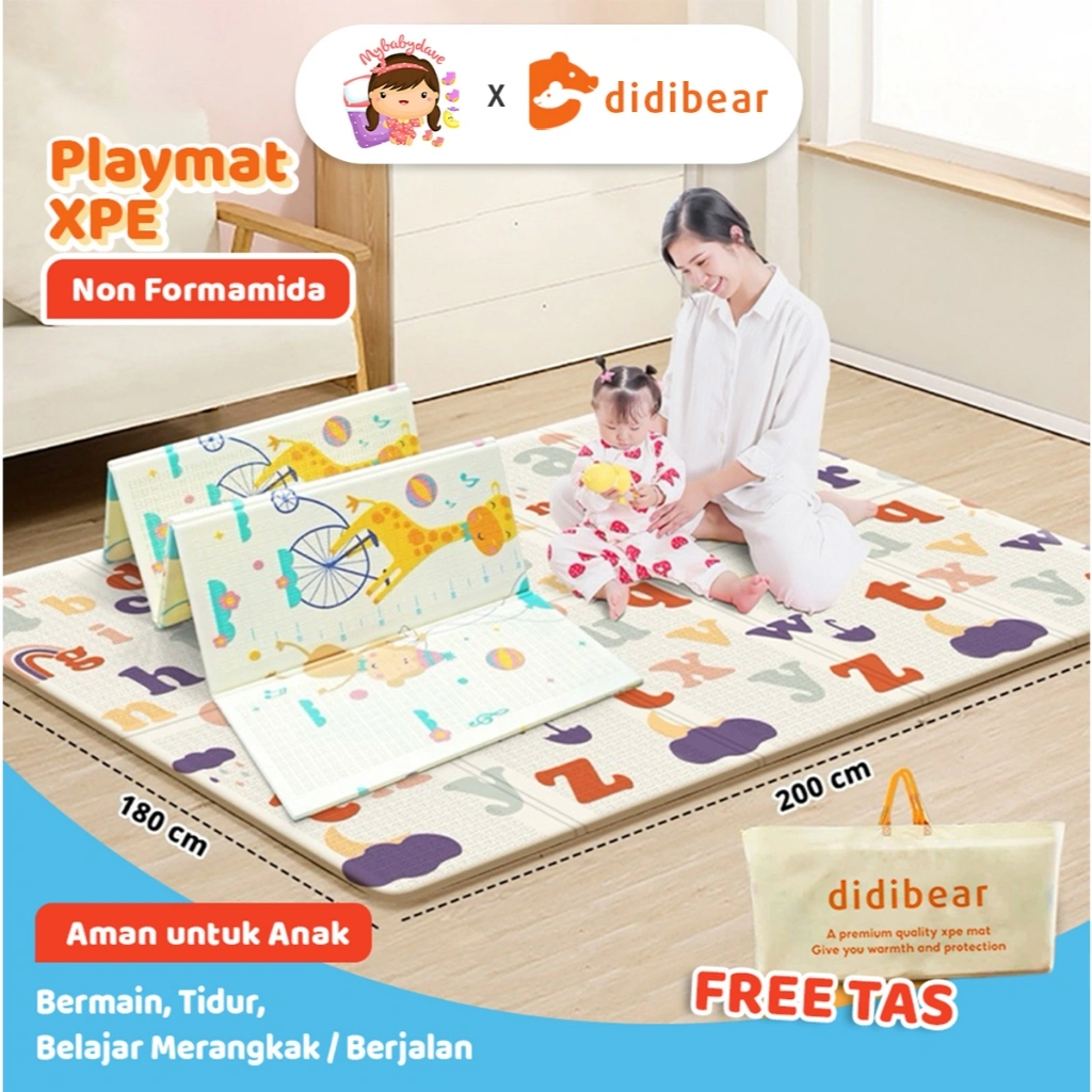 SNI Ready Karpet Playmate Lipat Anak 180x200 10mm/Karpet anak/karpet main anak/karpet lantai bayi/Playmate Bayi/alas lantai
