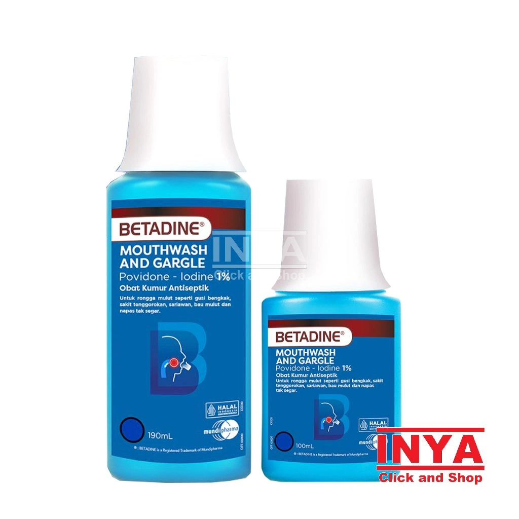 BETADINE MOUTHWASH AND GARGLE - Obat Kumur Antiseptik