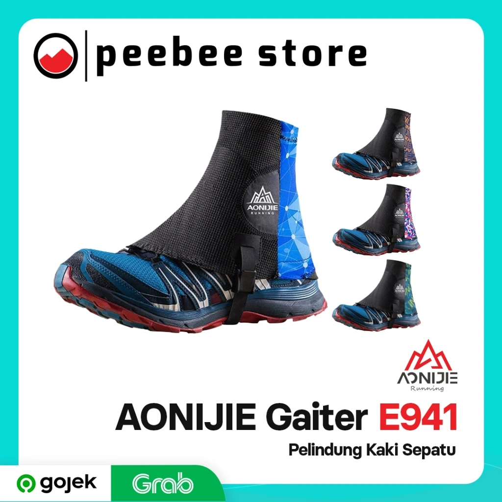 Aonijie Gaiters E941 Pelindung Kaki Sepatu Lari Trail Running Hiking Original