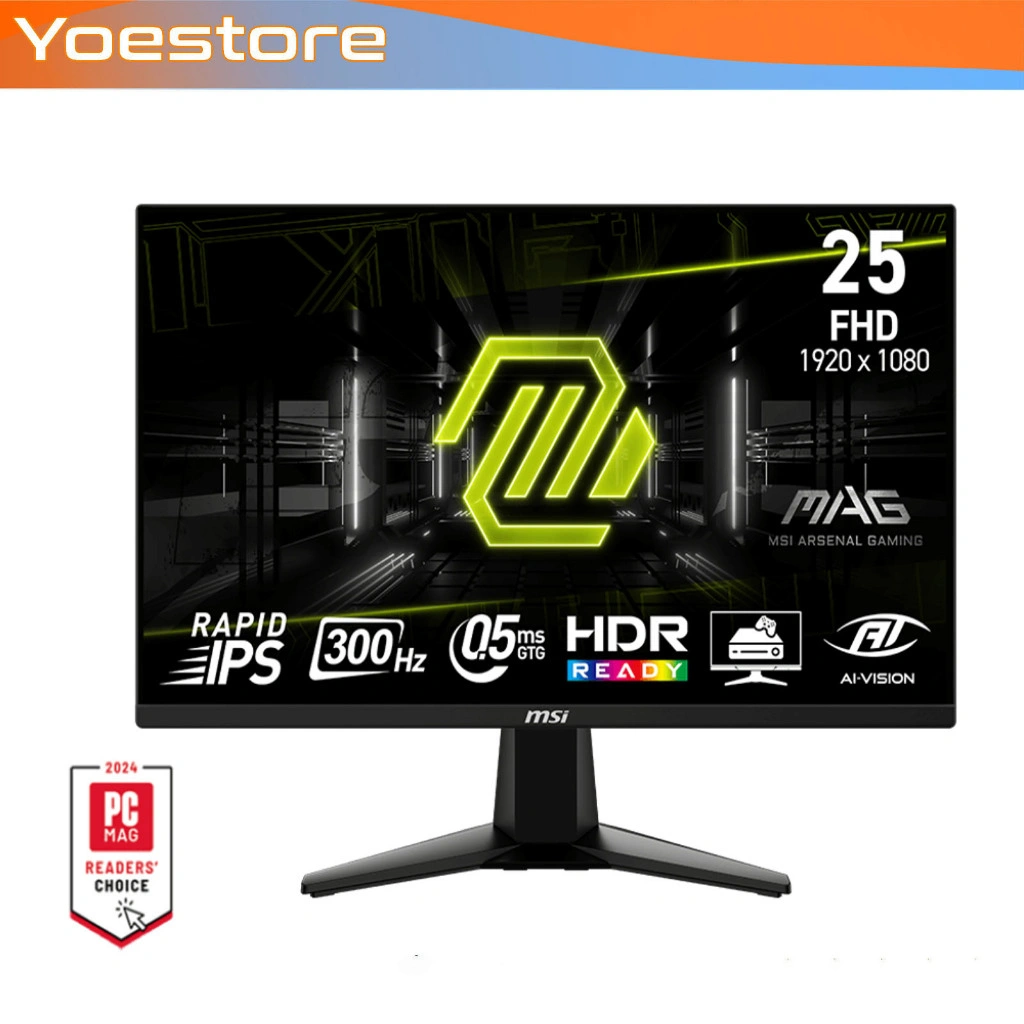 MSI MAG 255XF 25 inch FHD IPS 300Hz 0.5ms HOME OFFICE GAMING MONITOR