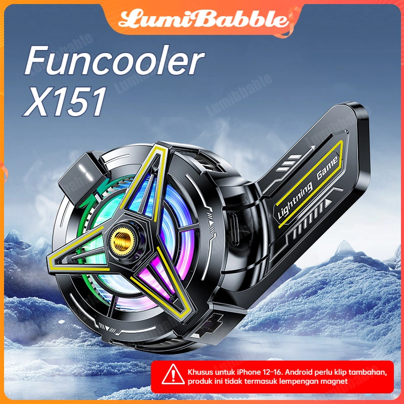【100% ORI】Funcooler X151 Fan Cooler Radiator Pendingin HP Cooling Fan Gaming