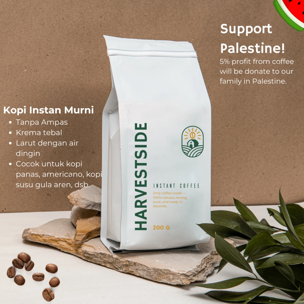 Kopi Instan Tanpa Ampas | Instant Coffee 100/200G Robusta