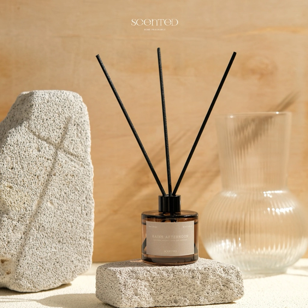 Reed Diffuser Scentedofficial - 50 ml | Pewangi Ruangan  Pengharum Ruangan Elegan Premium Aromaterapi Wangi tahan lama Aesthetic |