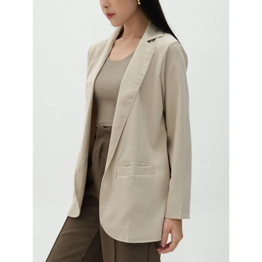Blazer Semi Wool Wanita | Claire Blazer | HULM