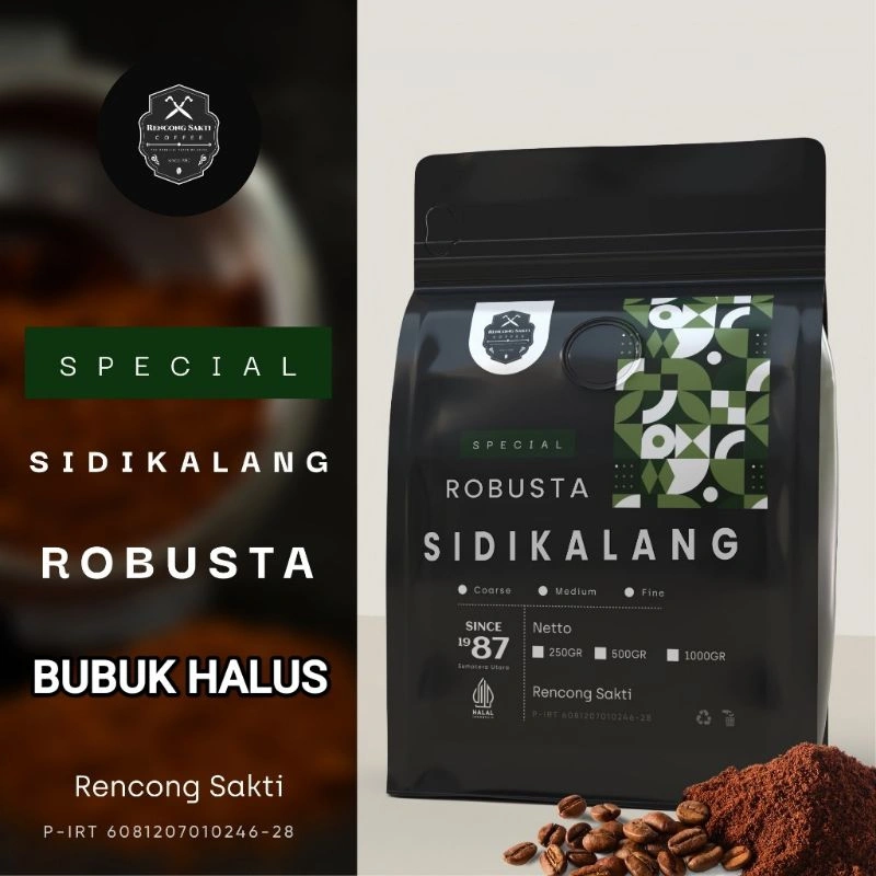 Kopi Sidikalang Asli Nikmat Special Berkualitas - 1Kg Bubuk Halus