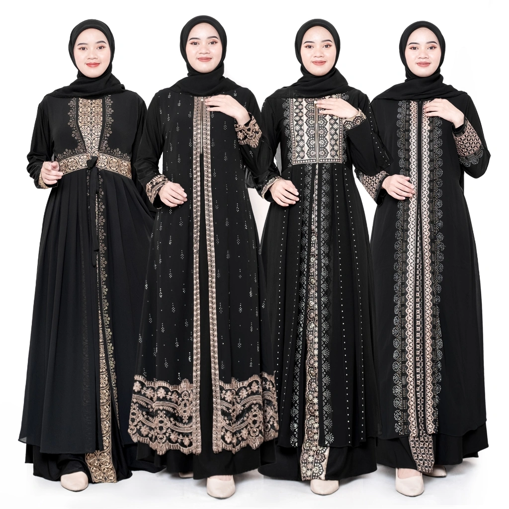 Comera - Abaya Jumbo Size XXL Hingga XXXXL 5L LD 110 - 140 Gamis Spesial Untuk Ibu Mertua Dan Istri