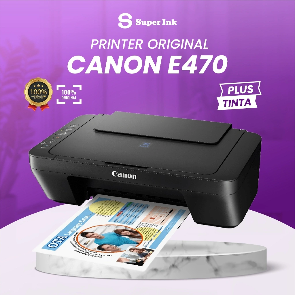 Printer PIXMA E470 Wireless MG2570s AIO Print Scan Copy Multi Function All In One Wifi Wi-Fi