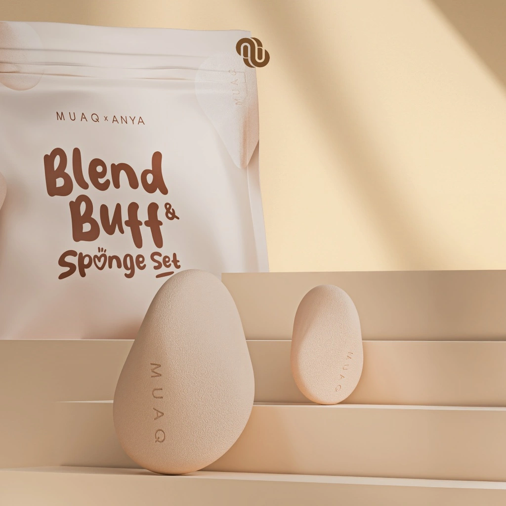 MUAQ X ANYA Blend & Buff Sponge Set