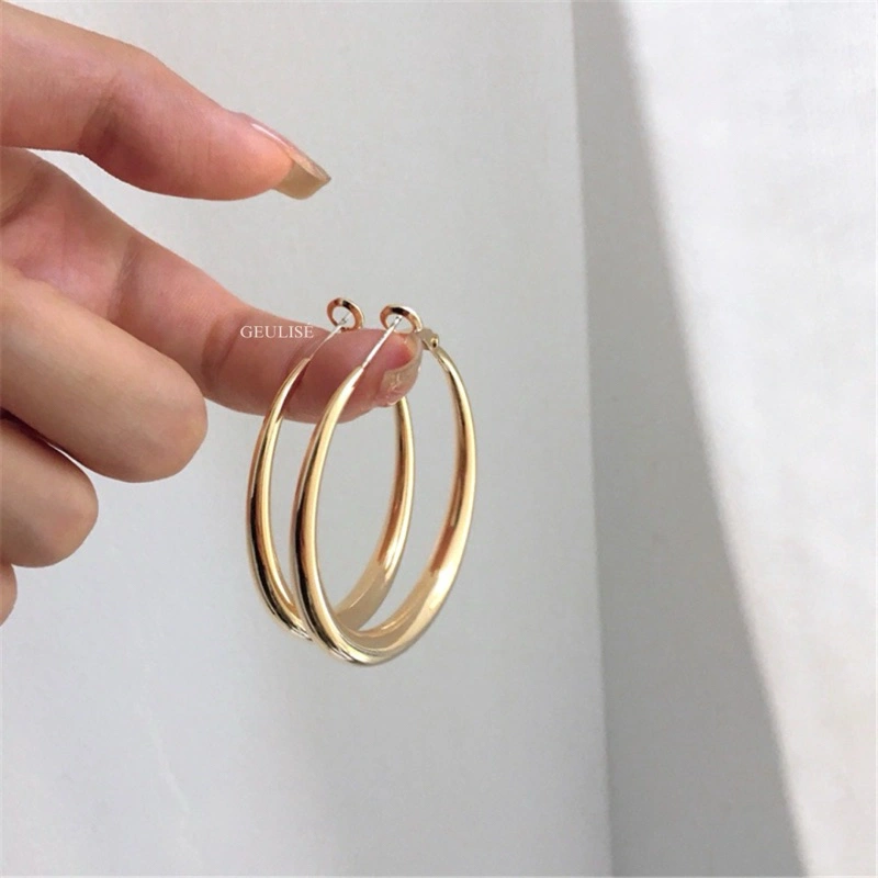 Geulise - KARINA EARRING | Stud Silver925 Gold Hoop Earring