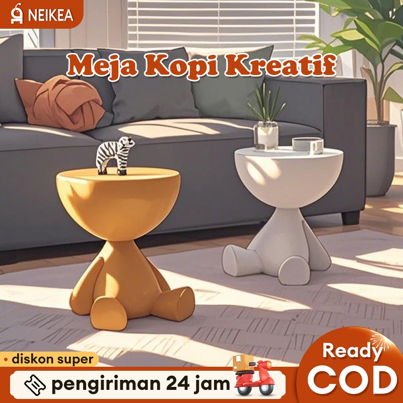 Meja Nakas Meja Kopi Aesthetic Meja Tamu Meja Samping Bedside Table Meja Samping Kamar Tidur