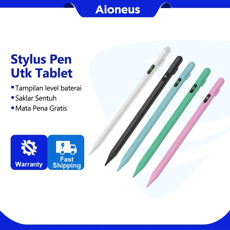 Aioneus | Stylus Pen for iPad Tablet RemiPad Xiaomi Pad Samsung Huawei IOS Xiaomi Smart Pencil Stylus Magnetic Pen
