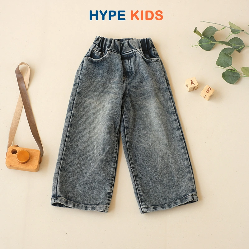 Celana Baggy Jeans Anak Gombrong Usia 2 - 7 Tahun Laki-laki