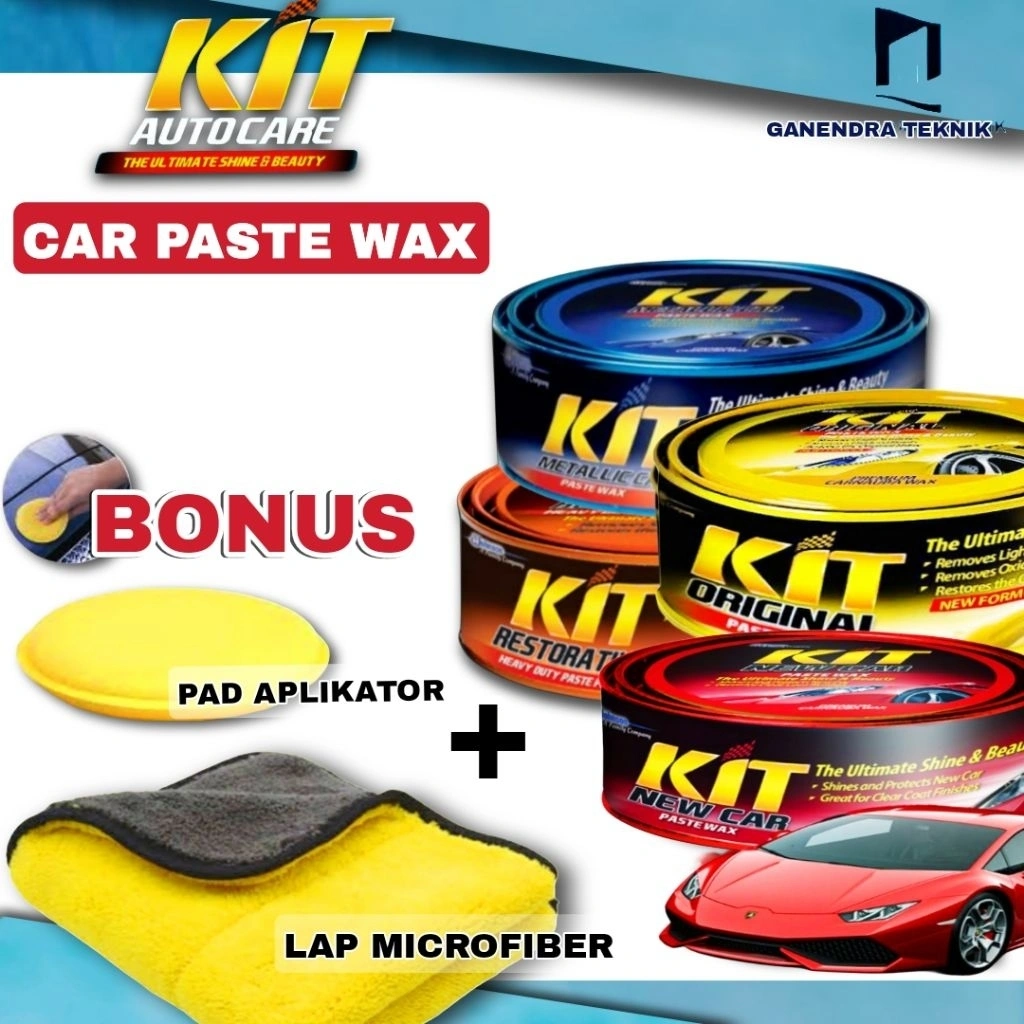 Kit Paste Restorative Metallic Original 225gr Penghilang Baret Pengkilap Body Mobil Motor
