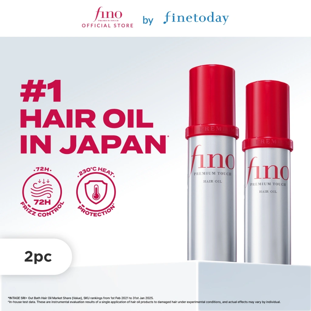 [TWINPACK] Fino Premium Touch Hair Oil 70ml