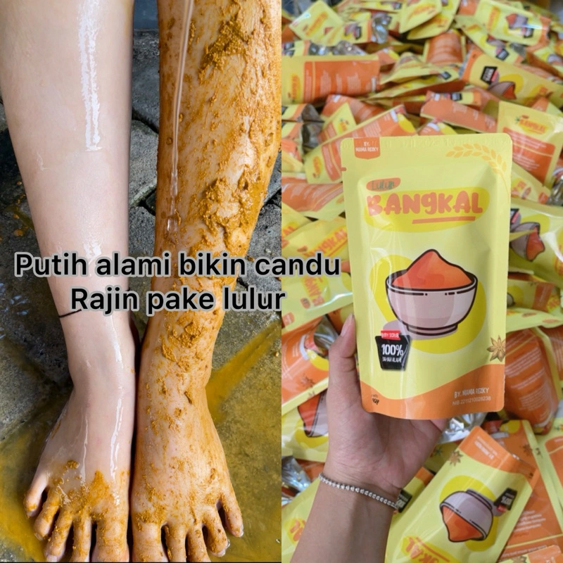 Lulur kayu bangkal / lulur pemutih badan bpom by. mama rezky