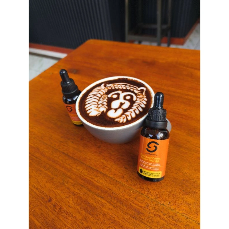 JJ  LATTE ART ID LIQUID CAIRAN PENGGANTI SUSU UNTUK LATIHAN MENGGAMBAR LATTE ART